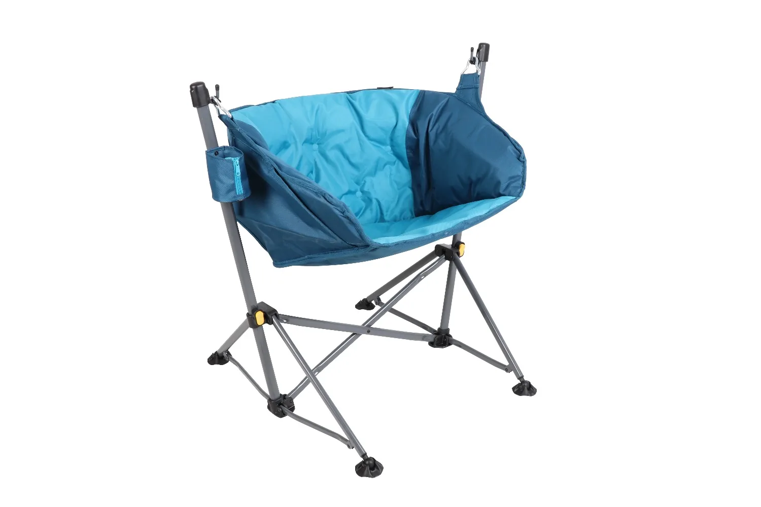 

Ozark Trail Structured Hammock Chair, Color Blue, Product Size 39.2” x 33.5” x 37.9”, Recycled Polyester