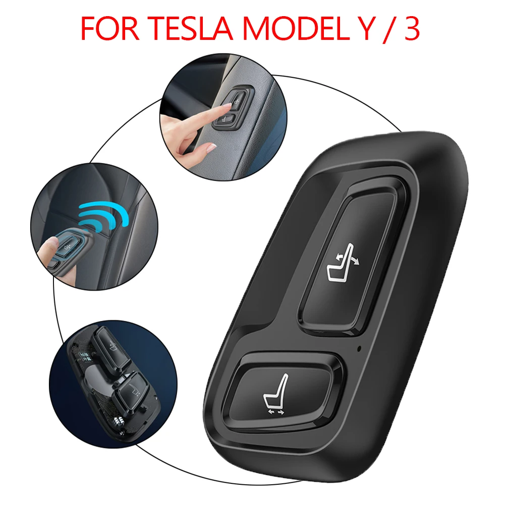 

Новые кнопки беспроводного переключателя для регулировки сиденья для Tesla Model 3, модель Y, пульт дистанционного управления для сиденья, аксессуары для 3 сидений