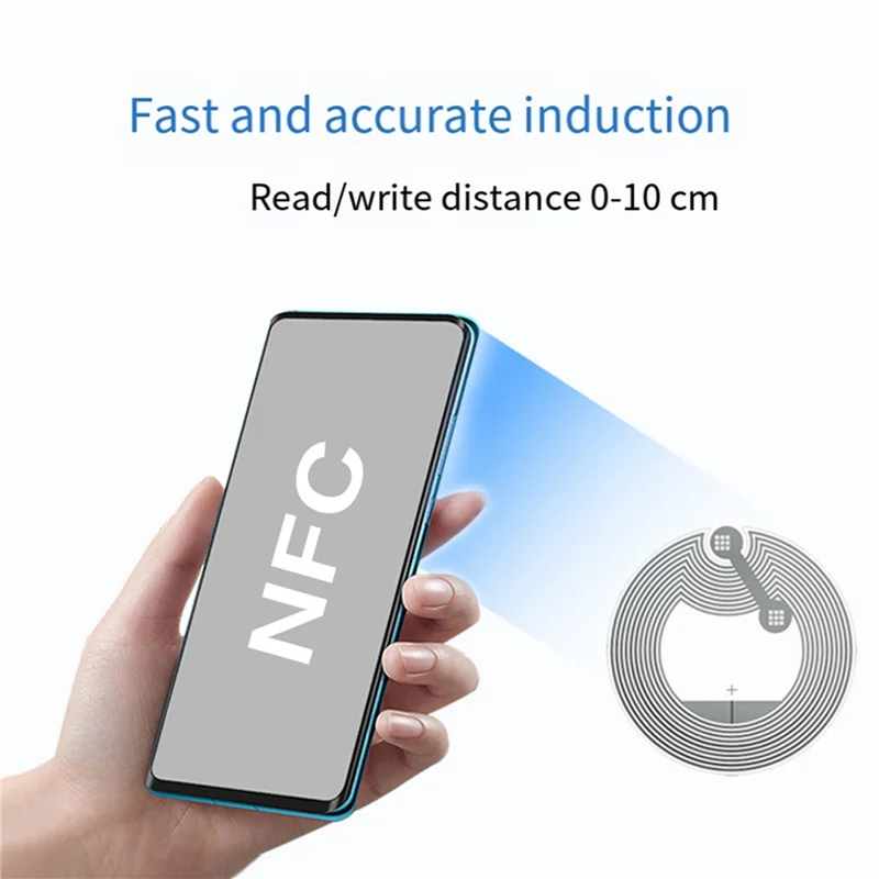 Фото PHILE-600 шт. NFC Ntag213 NFC наклейка-этикетка 13,56 МГц ISO14443A NTAG 213 наклейка универсальная этикетка для всех телефонов с поддержкой NFC №2