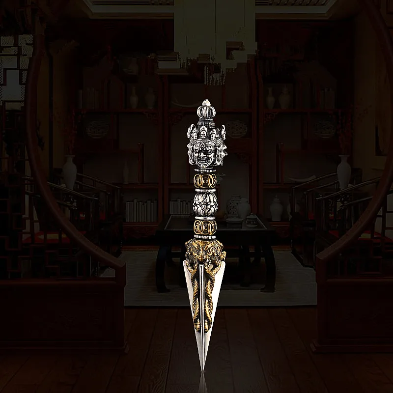 Тибетский медный буддийский декор для украшения демонов, 6,7 см