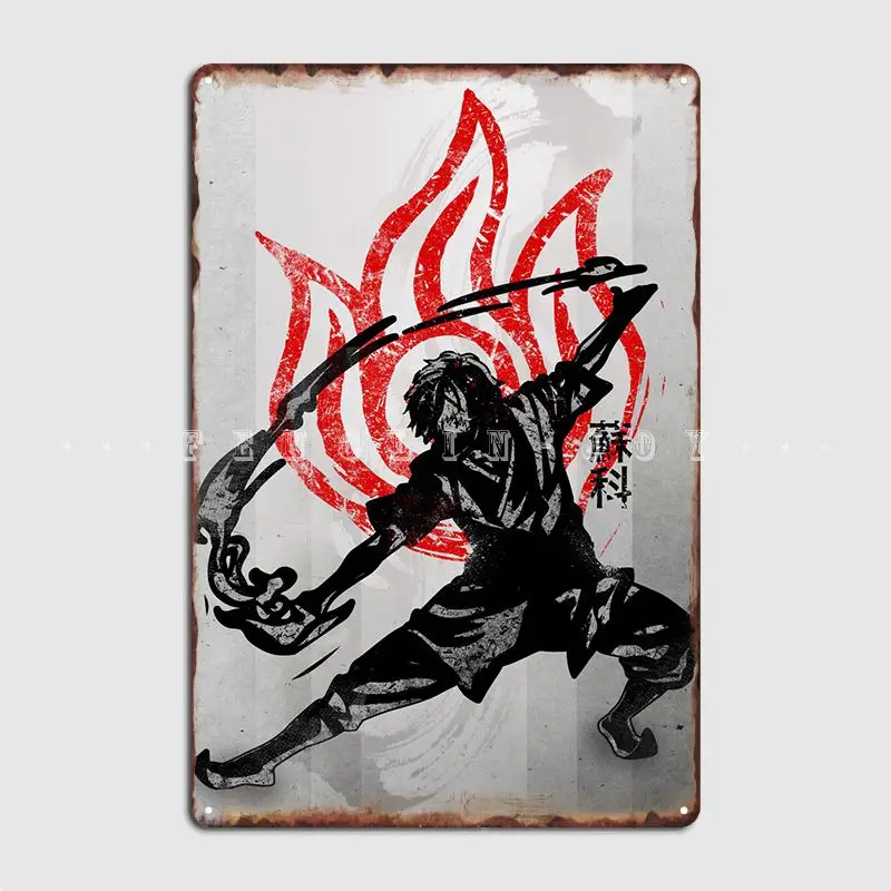 

Crimson Zuko Metal Sign Poster Club Bar Cinema Living Room Retro Tin Sign Poster