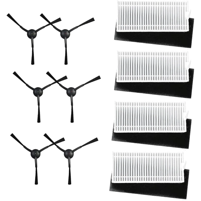 

Фильтрующая сетка и боковые щетки для пылесосов G8000 и G8000Pro, легко заменяемые при доставке