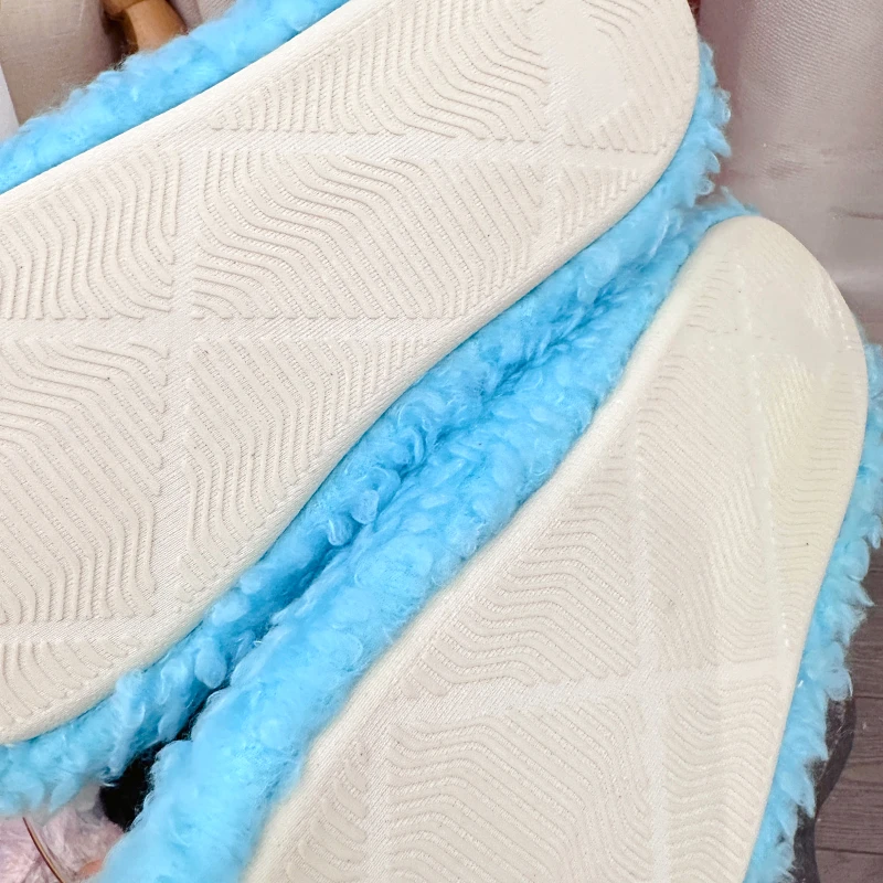 Милые пушистые домашние туфли симпатичные Тапочки Kuromi My Melody полакко в японском