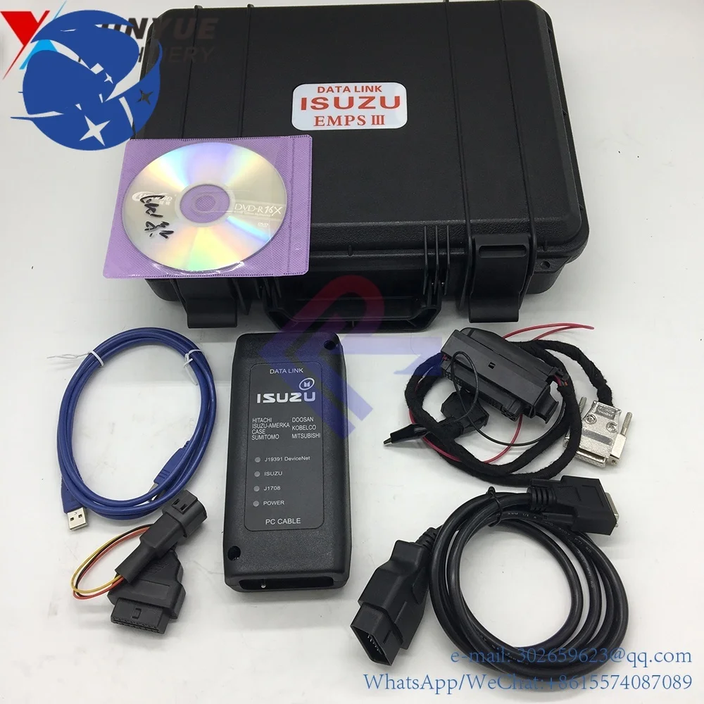 Адаптер связи yyhc, группа EMPS III 3, система передачи данных, Isuzu, Электрический диагностический инструмент для экскаватора