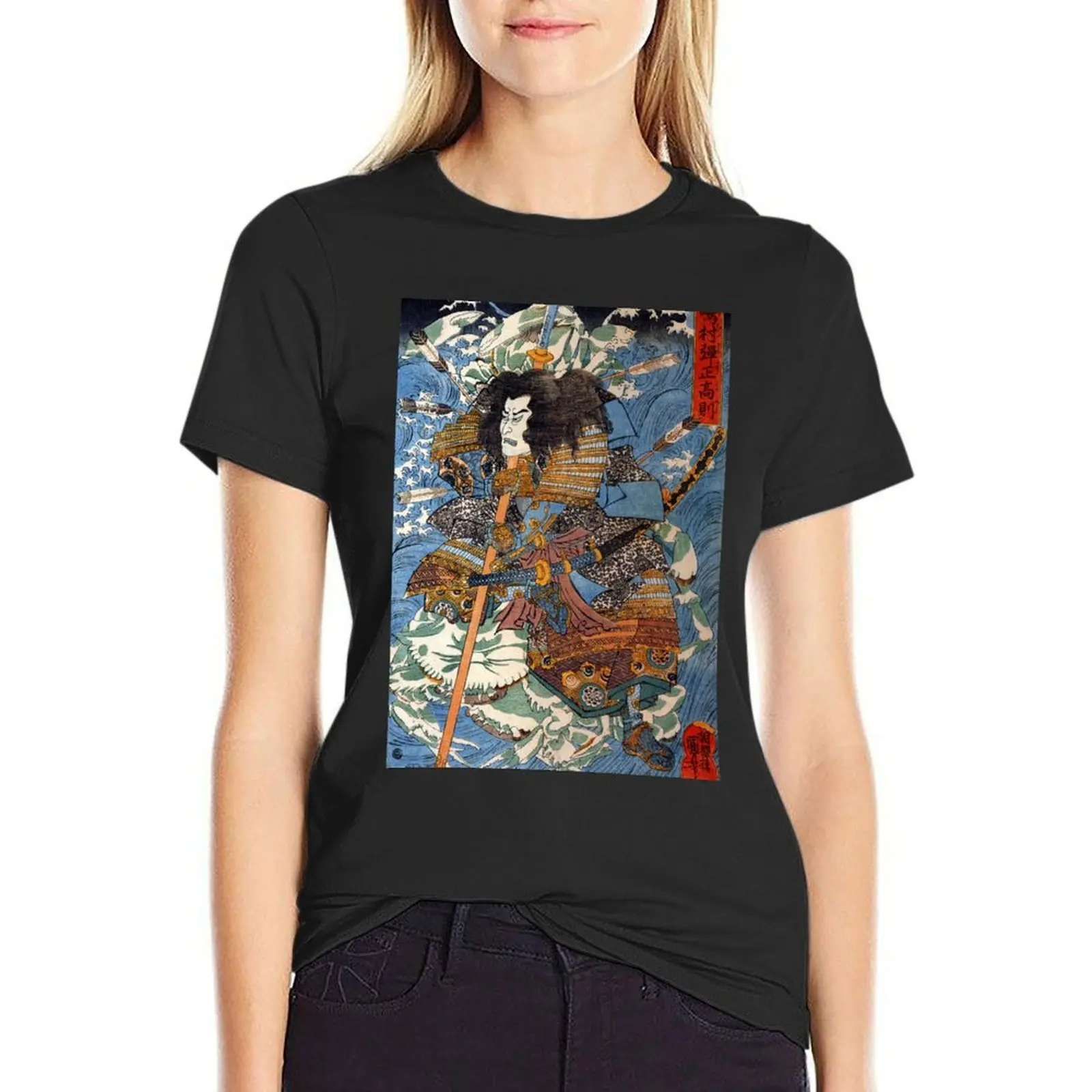 Utagawa Kuniyoshi Женская одежда оверсайз винтажная женские футболки