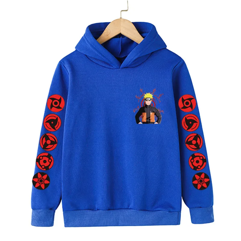 

Children Clothing Boys Japan Anime Narutos Hoodies Spring Autumn New Cartoon Long Sleeve Tees Printed Sweatshirt Kids Baby Tops