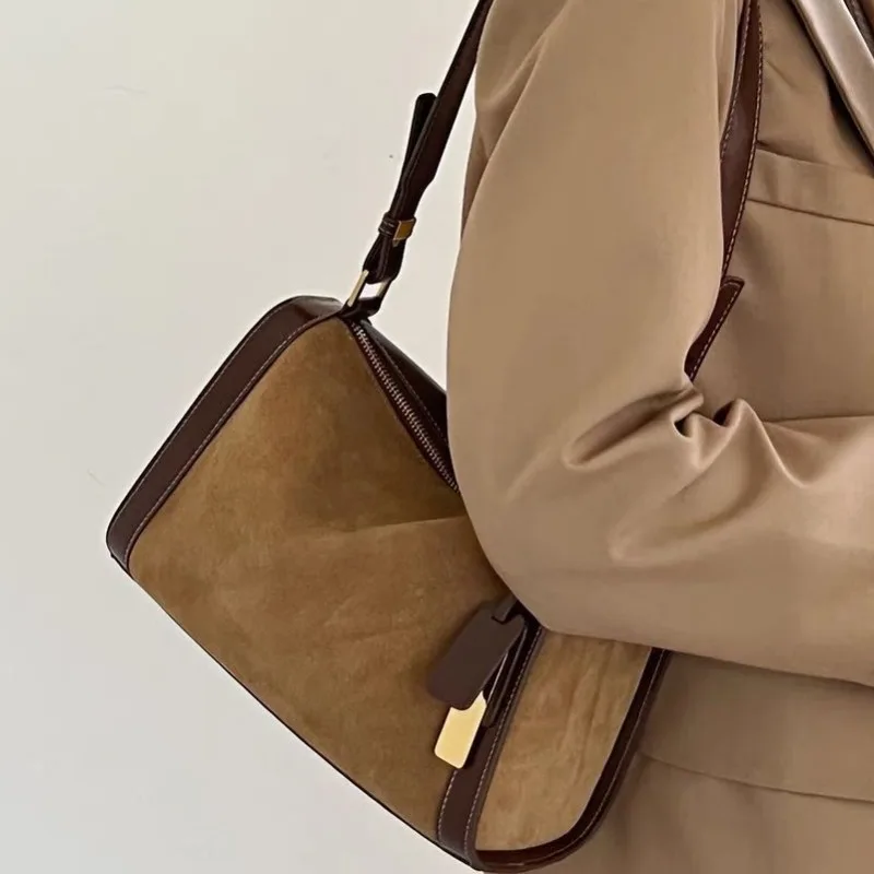 

Patchwork Cow Leather Shoulder Bag 2023 Fashion Autumn Crossbody Bags for Women High-capacity Boston Bags Сумка Bolsos Mujer