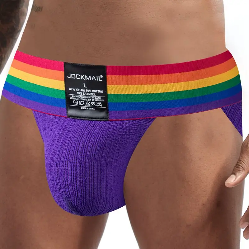 Трусы-бикини JOCKMAIL мужские пикантное нижнее белье трусы-танга трусы для геев с