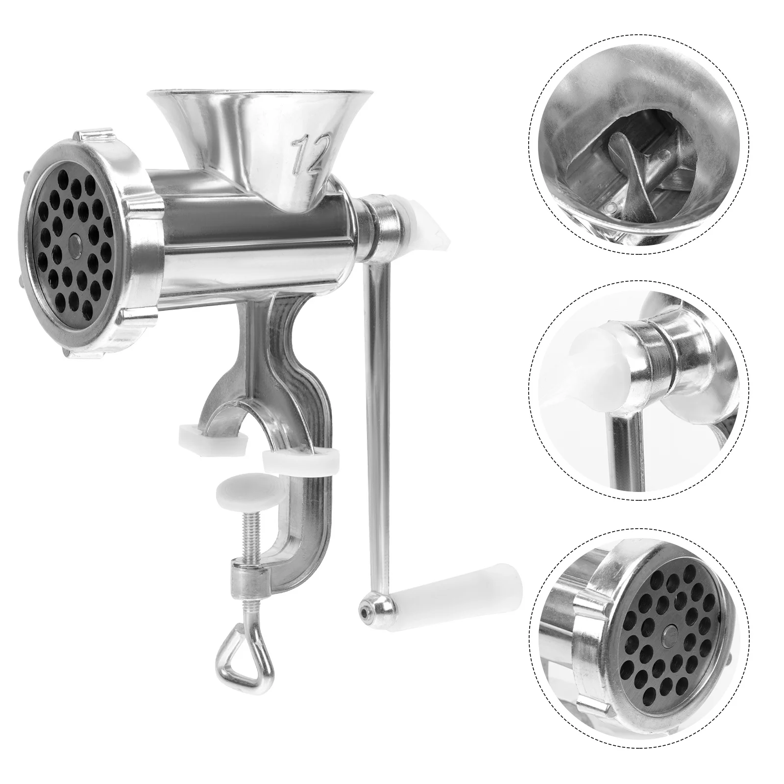 

1Pc Stainless Steel Sausage Stuffer Manual Meat Maker Practical Meat Grinder