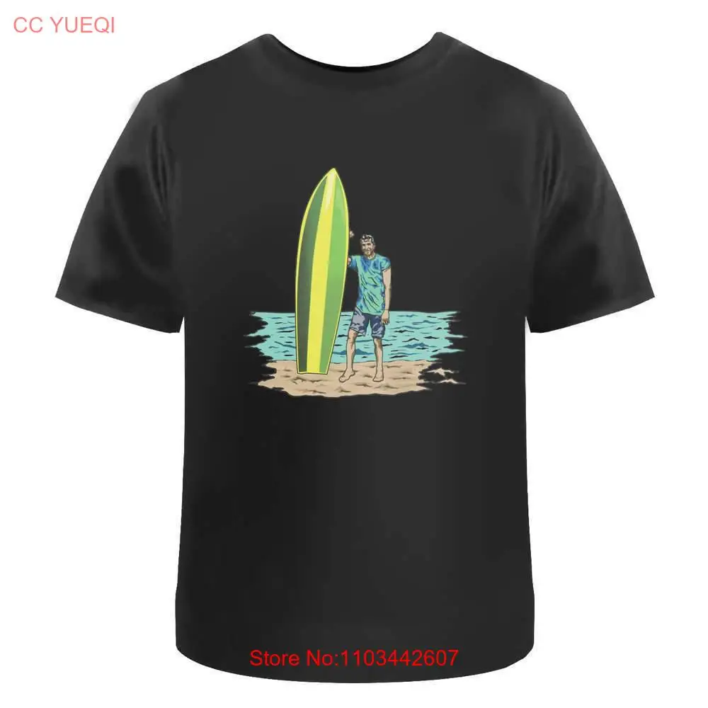 Мужские/женские хлопковые футболки для серфинга (TA045371)