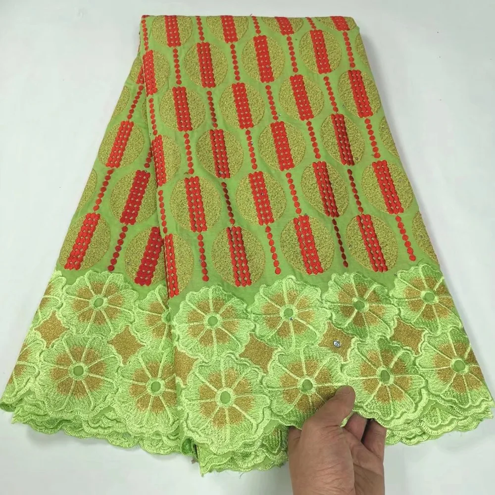 Африканская кружевная ткань 100 хлопок материал хорошая швейцарская вуаль Дубай