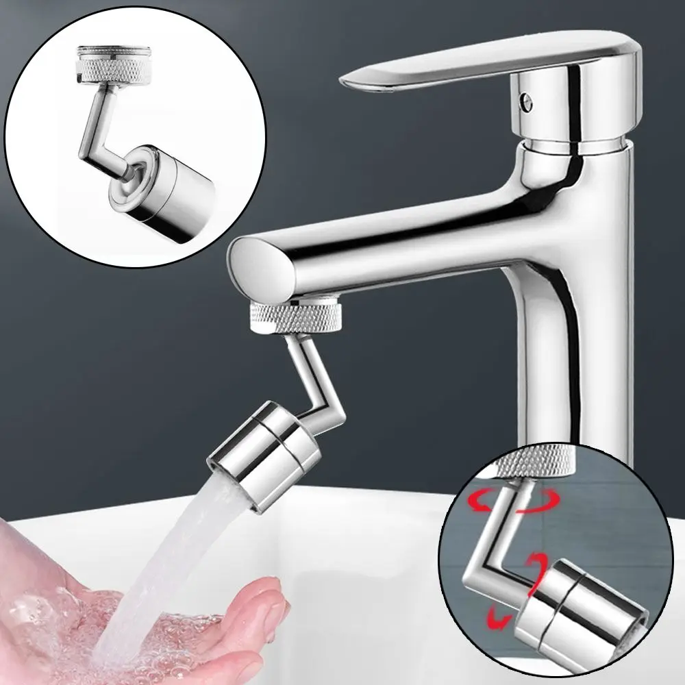 

Kitchen Water Bubbler Bathroom Foam Nozzle Adapter Tap Extender Faucet Sprayer Head 720° Rotatable Splash Filter