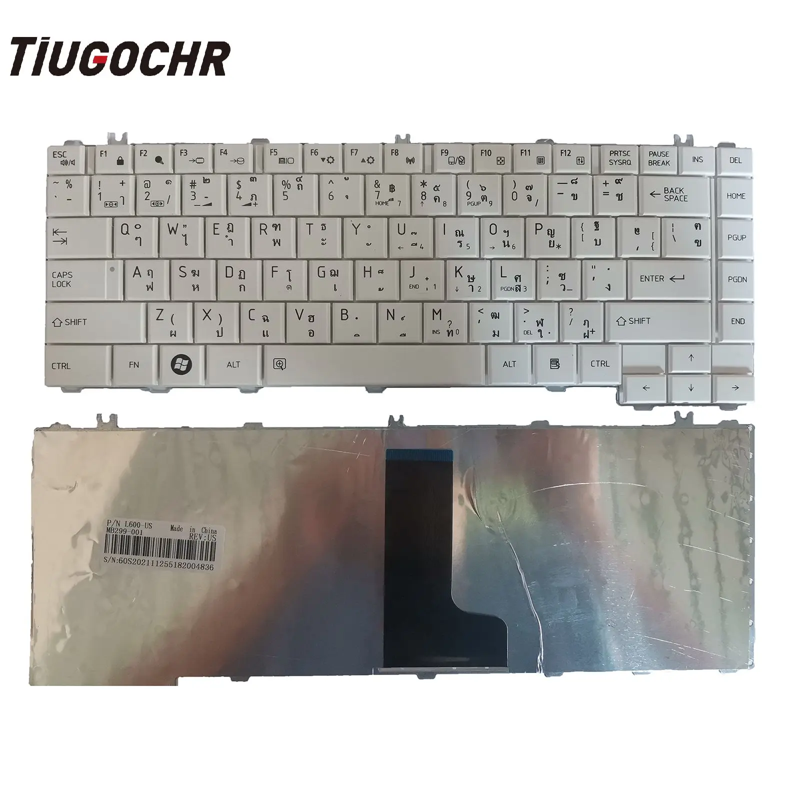 

Новая клавиатура для Toshiba Satellite L645 C600 L600 C645 NSK-TM0S 1E L645-SP4003M White TI