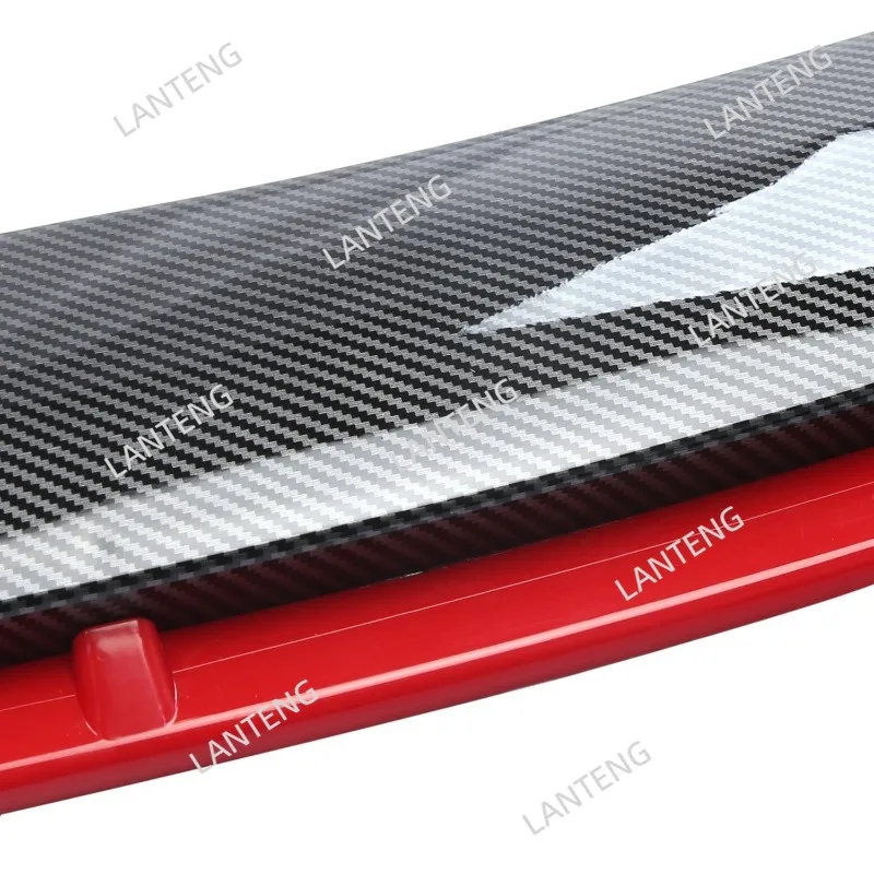 Фото Передний бампер автомобиля для C-hevrolet Blazer 2019-2024, сплиттер, спойлер, диффузор, нижняя защита для губ из углеродного волокна, комплект кузова №2