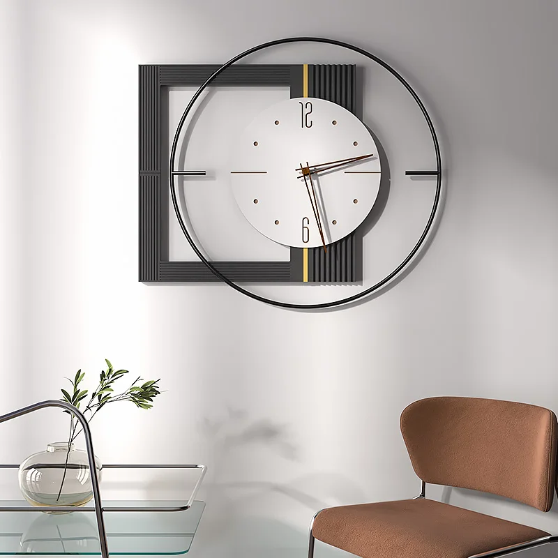

Art Wall Clock Modern Design Luxury Bedroom Silent Aesthetic Minimalist Large Wall Clock Living Room Reloj De Pared Home Decor 5