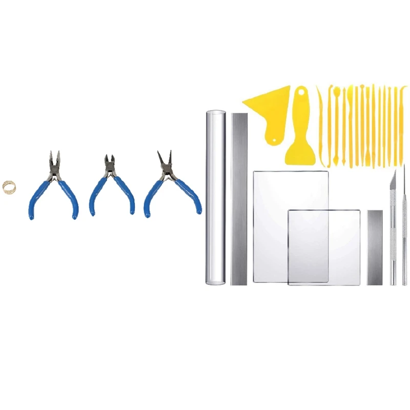 

Набор инструментов для работы с глиной, 2/3 шт.