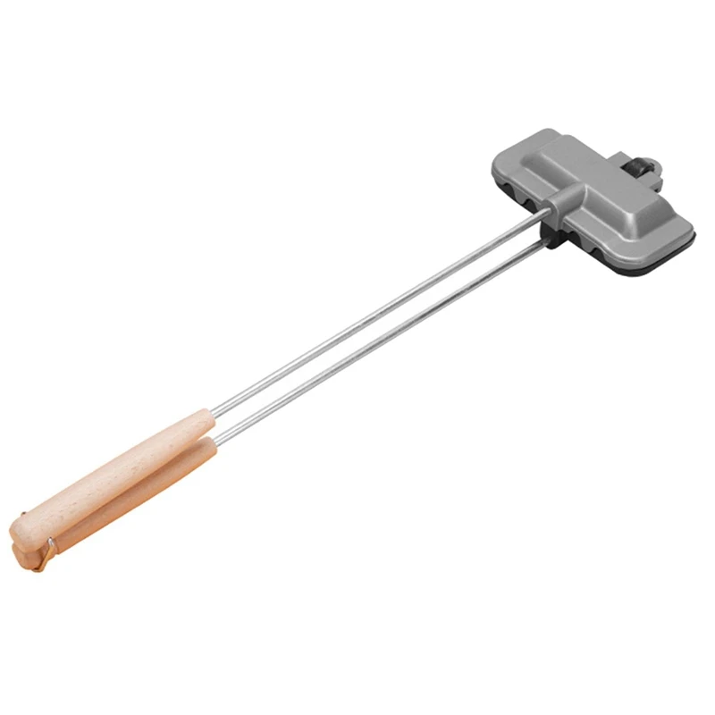 

Grill Pan Removable Non-Stick With Handle Multifunction Aluminum Sandwich Pan For Breakfast Toast Household-FS-PHFU