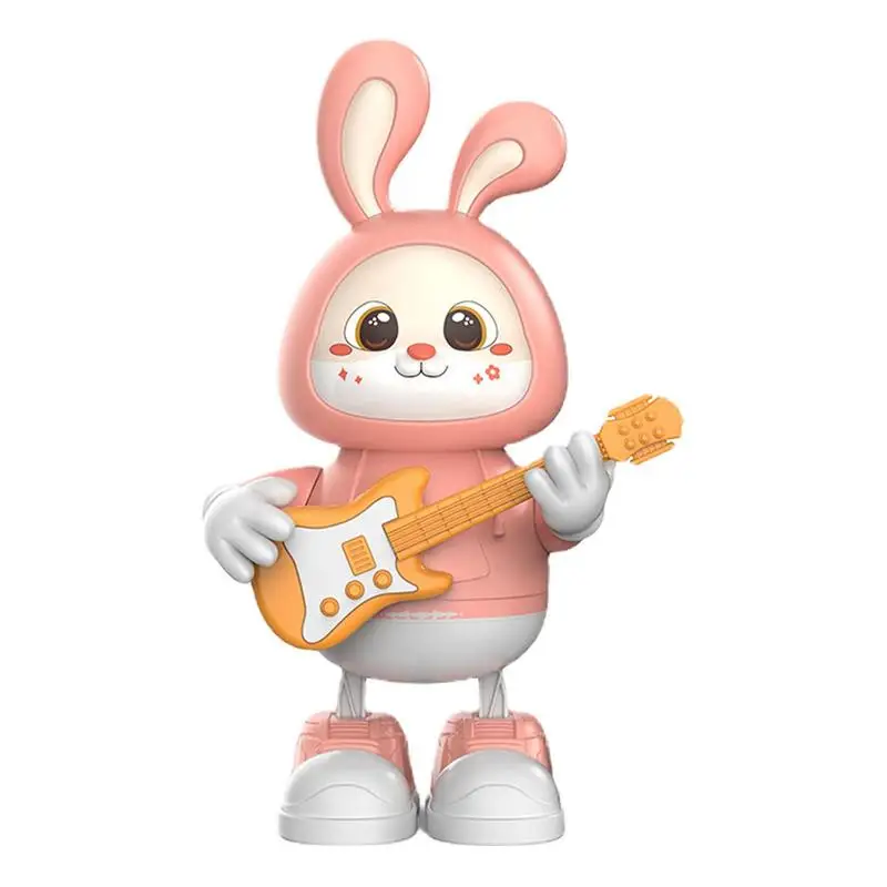 

Robot Rabbit Dancing Sing Song Electronic Bunny Music Robotic Animal Beat Drum With LED Cute Electric Pet Toy Kids Birthday Gift