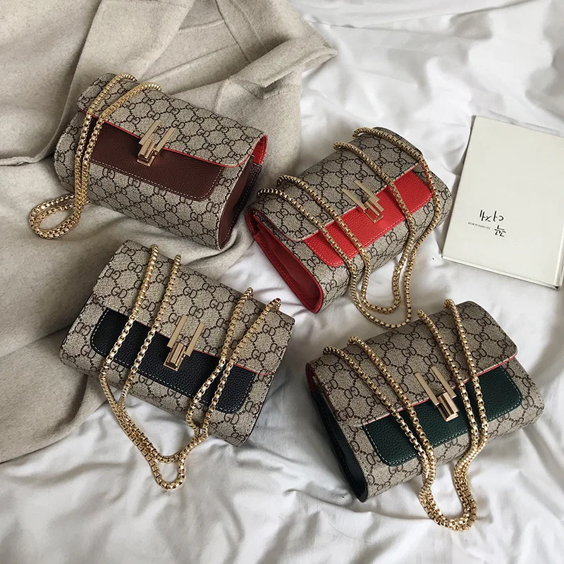 

brand fashion Small Flap Crossbody Bag Leather Messenger Bags Women Chain 2022 Designer Shoulder Handbag Sac A Main Female