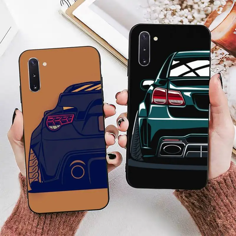 

Japan JDM Sports Cars Comic Phone Case for Samsung Note 5 7 8 9 10 20 pro plus lite ultra A21 12 72