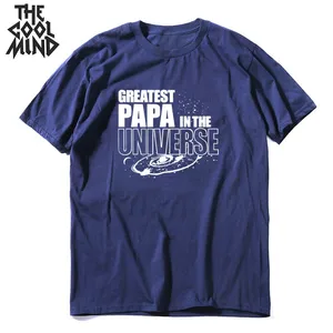 Мужская футболка COOLMIND из 100% хлопка с коротким рукавом и космическим принтом, Повседневная летняя свободная Мужская футболка, крутая футболка, мужские футболки mo0129