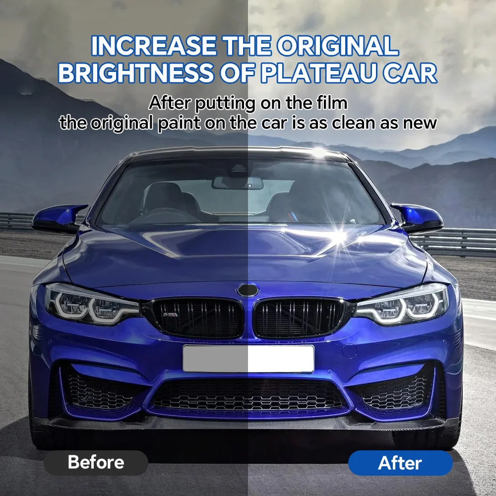 Фото Предварительно нарезанная защитная пленка для BMW M4 F82 2015-2020: прозрачная ТПУ PPF пленка от царапин с эффектом самовосстановления, аксессуары для оклейки автомобиля №2