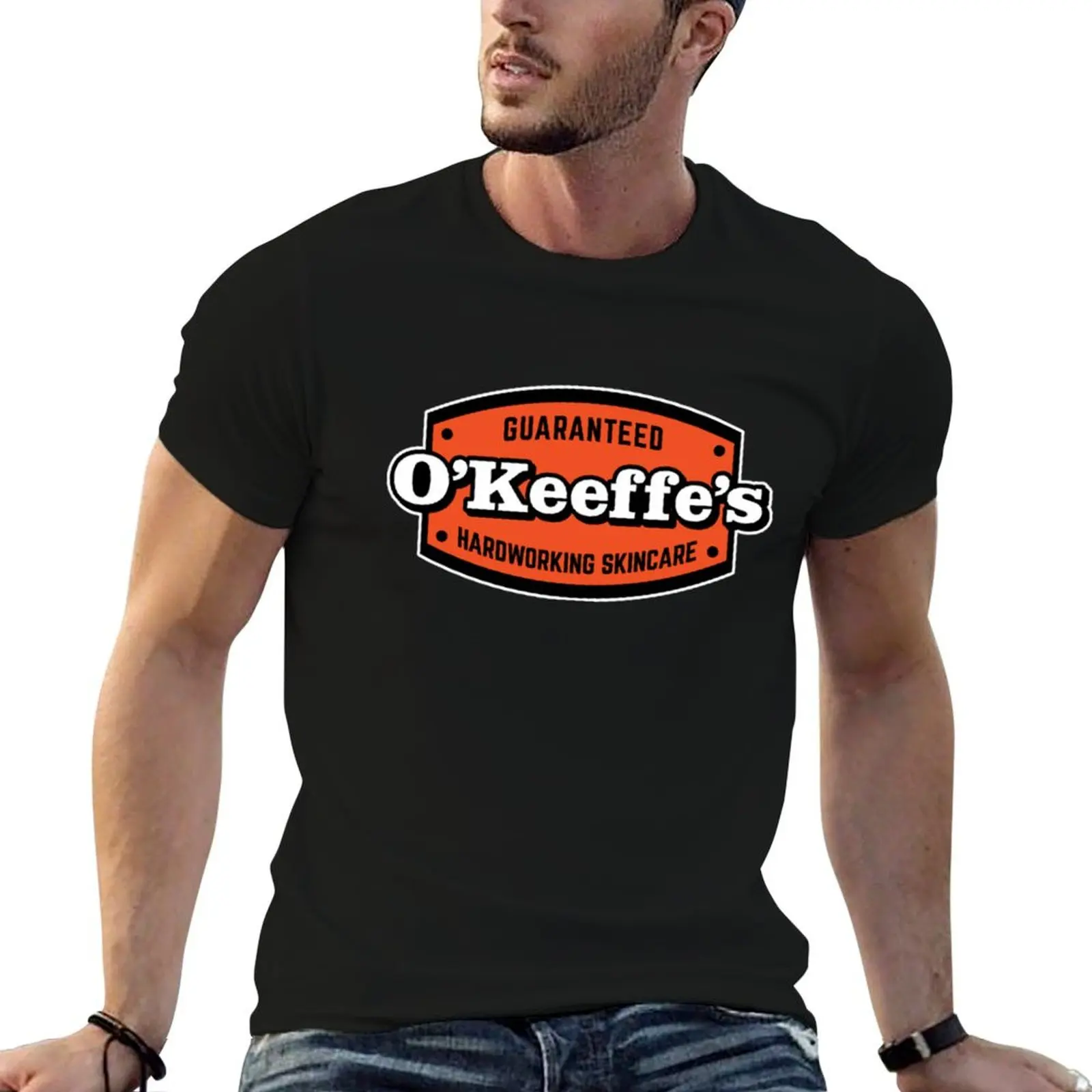 Фото Футболка O'Keefe's Hardworking Skincare, спортивная дышащая футболка с короткими рукавами №1