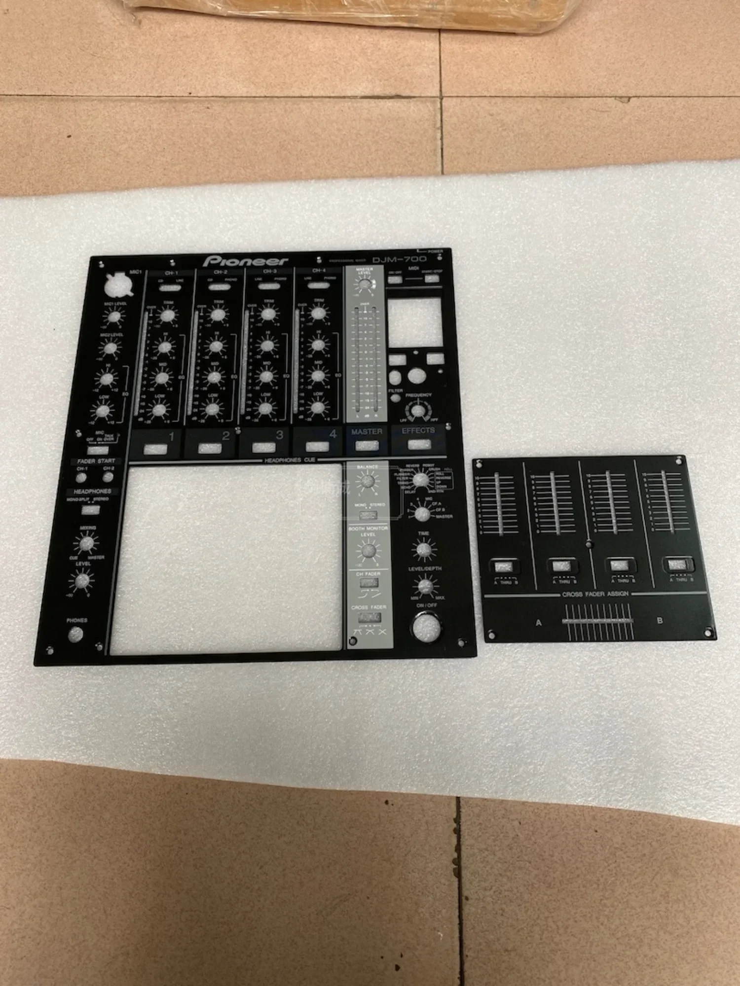 Pionero djm - 700-панель mesa mixta conjunto completo empuje placa hierro DJ media