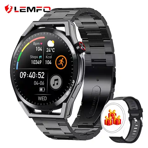 LEMFO LF31 часы мужские Bluetooth-вызов NFC смарт часы smart watch men пользовательский циферблат sports watches аккумулятор 235 мАч smartwatch 2022 for men IP67 водонепроницаем...