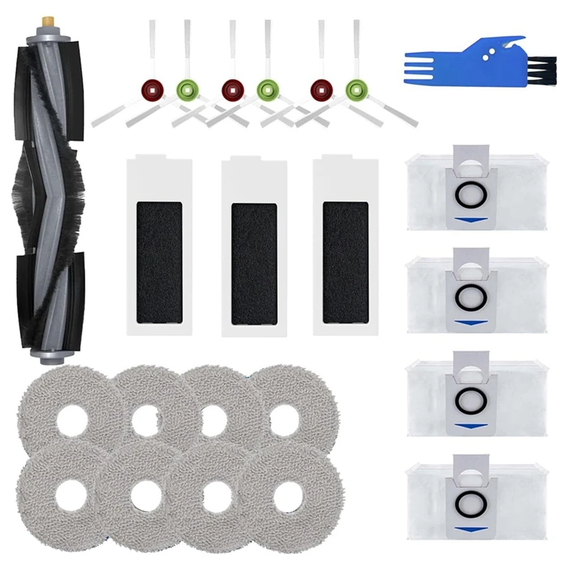 

For Ecovacs Deebot T20 Omni Vacuum Cleaner Main Side Brushes HEPA Filters Dust Bags Mop Cloth Parts Accessories