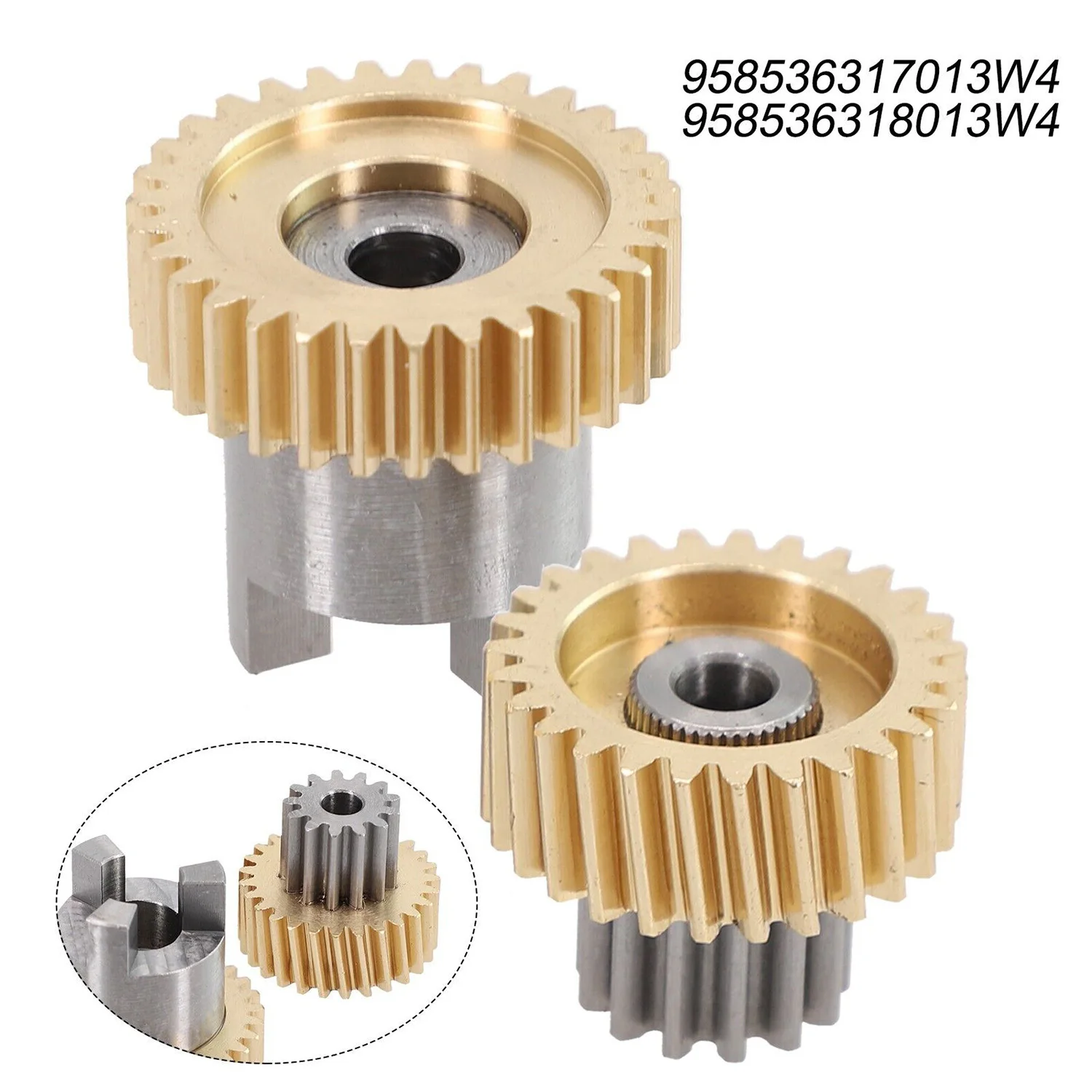 

2шт. 958536317013 W4 958536318013 W4 оконный солнцезащитный козырек, подъемный мотор, внутренняя шестерня для Porsche Cayenne 2011-2017