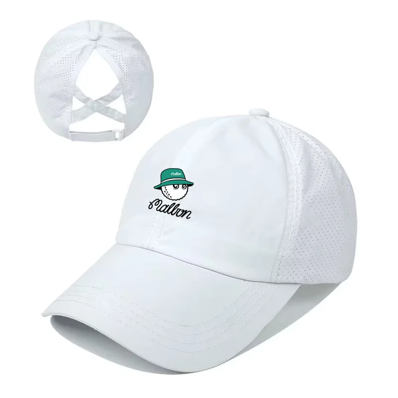 Malbon Summer Baseball Cap New Versatile Casual Adjustable Sunscreen Breathable Sunshade Hat Fashion Tennis Golf Cap Women's Cap