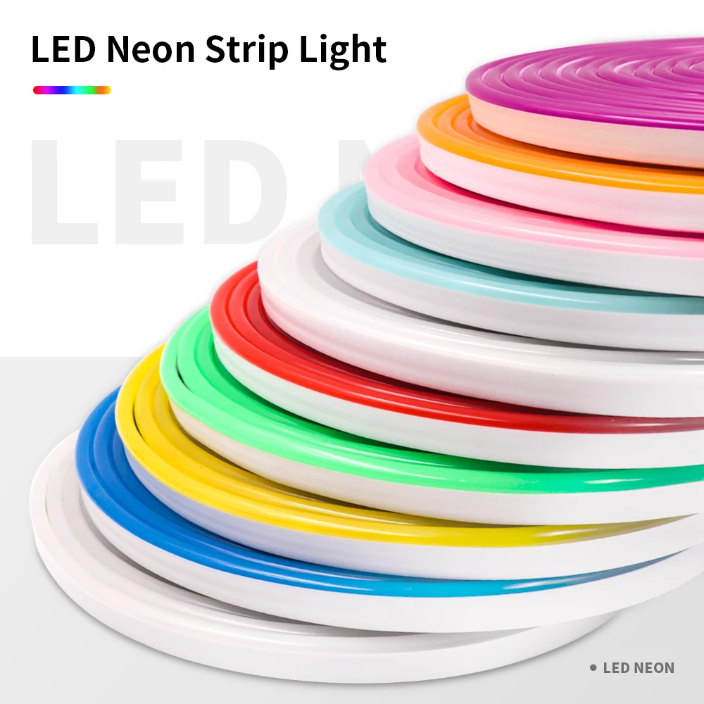

Neon Strip DC 12V IP65 Waterproof 120Leds/m SMD 2835 Home Bedroon Living Room Decoration Flexible Ribbon Tube LED Light