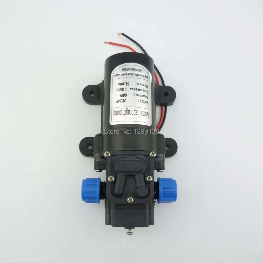 NUOTRILIN 5bar DC 12V 24V 5Lpm 60W микро диафрагма водяной насос высокого давления