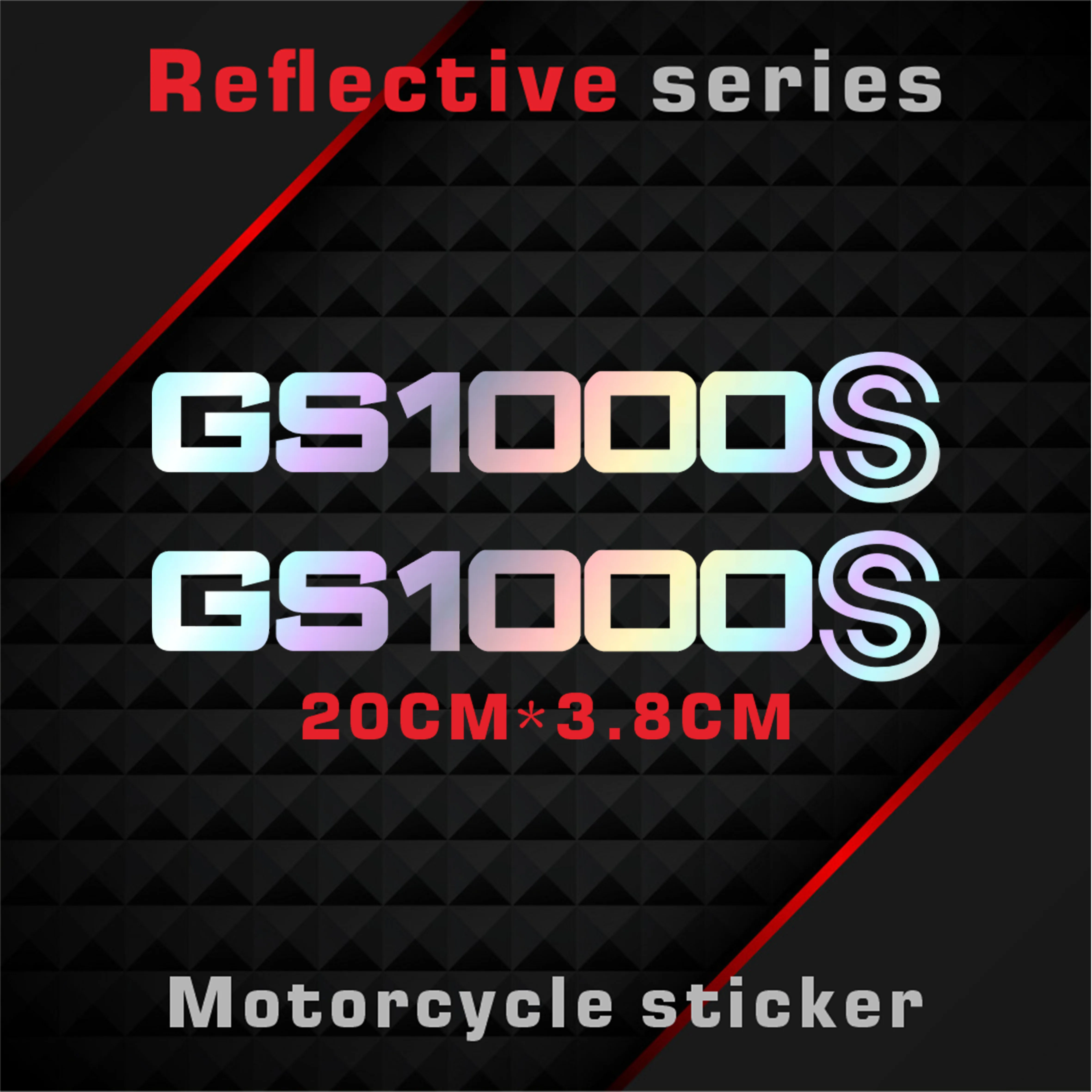 

New Motorcycle Stickers Body Reflective Waterproof Body fuel tank logo sticker Kit For GS1000S
