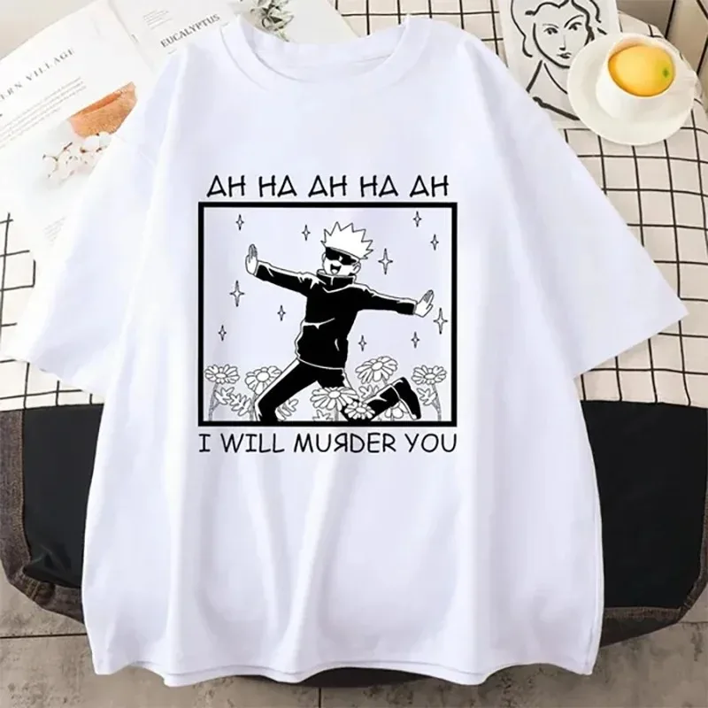 Женская футболка с принтом аниме