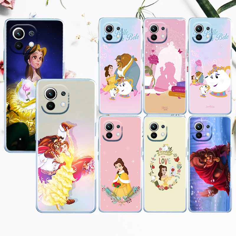 

Beauty And The beast Love Phone Case Transparent For Xiaomi Mi 12X 12 11 11T 11i 10T 10 Pro Lite Ultra 5G 9T 9SE A3 4G Fundas