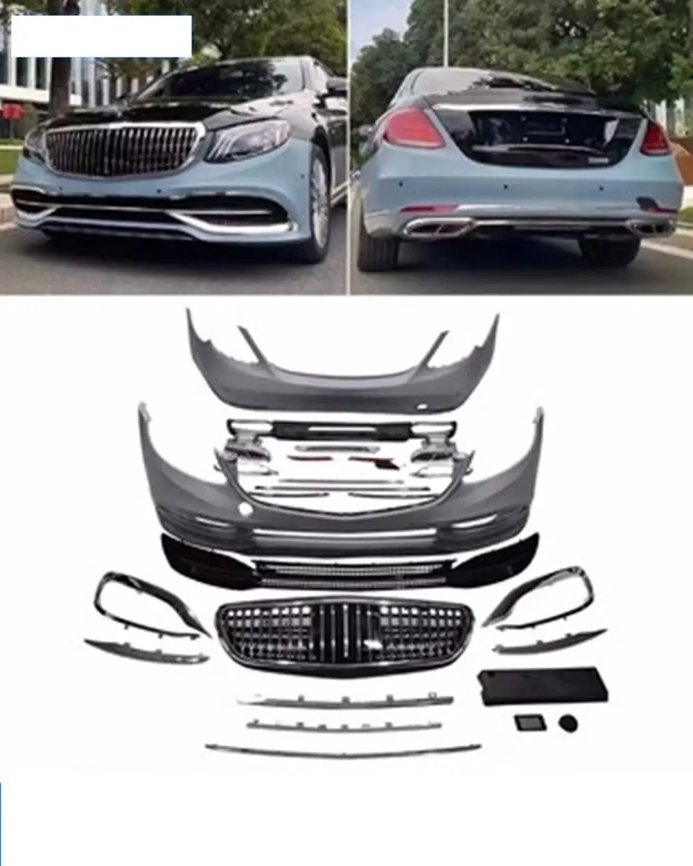 

Car Surround Body Kit Front rear bumper grill for 16-20 Mercedes-Benz E class w213