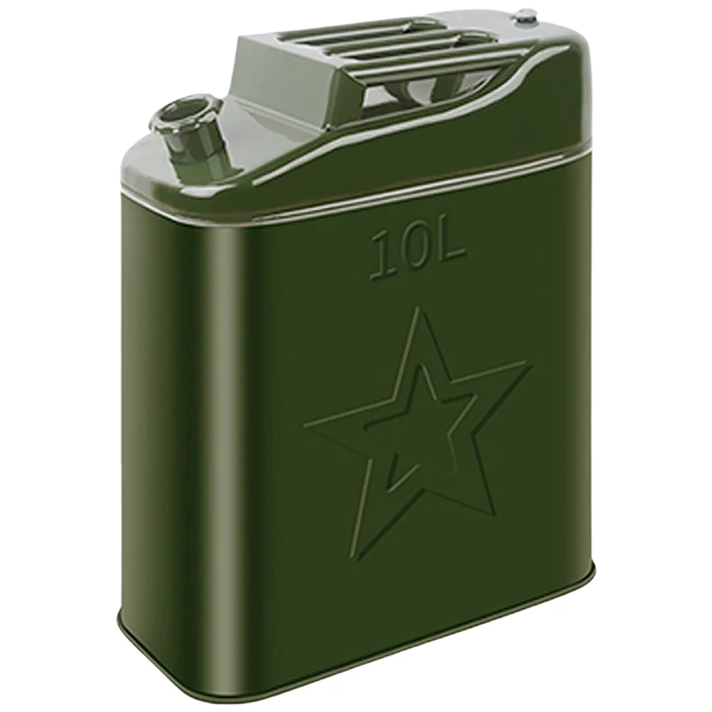 

Oil Bucket Tank Container Jug Candiesel Gasoline Convenient Wear Backup Professional Steel Resistant Reusable Petrol Gas Fuel