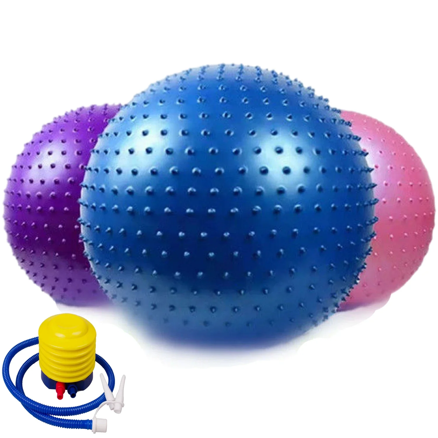 

Yoga Ball,Pilates Fitness Stability Anti-Burst Workout Ball, Massage Anti Slip Balance Ball for Home,Gym,Pregnant Women