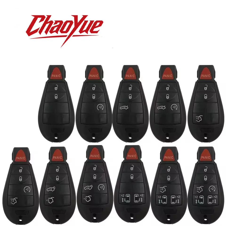 Фото Чехол для автомобильного ключа ChaoYue, замена для Chrysler Country Town, Jeep Cherokee, Dodge 300, Charger, Magnum. №1