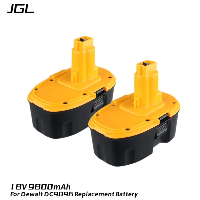

18V 9.8Ah Ni-Mh DC9096 Replacement Battery for Dewalt 18V Battery DC9096 DE9098 DE9095 DE9096 DW9096 DW9095 for Dewalt Battery