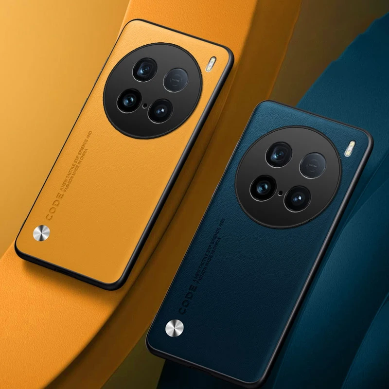 Фото Роскошный чехол из искусственной кожи для Vivo X100 Ultra, матовый силиконовый противоударный чехол для телефона с полной защитой для Vivo X100Ultra 5G №2