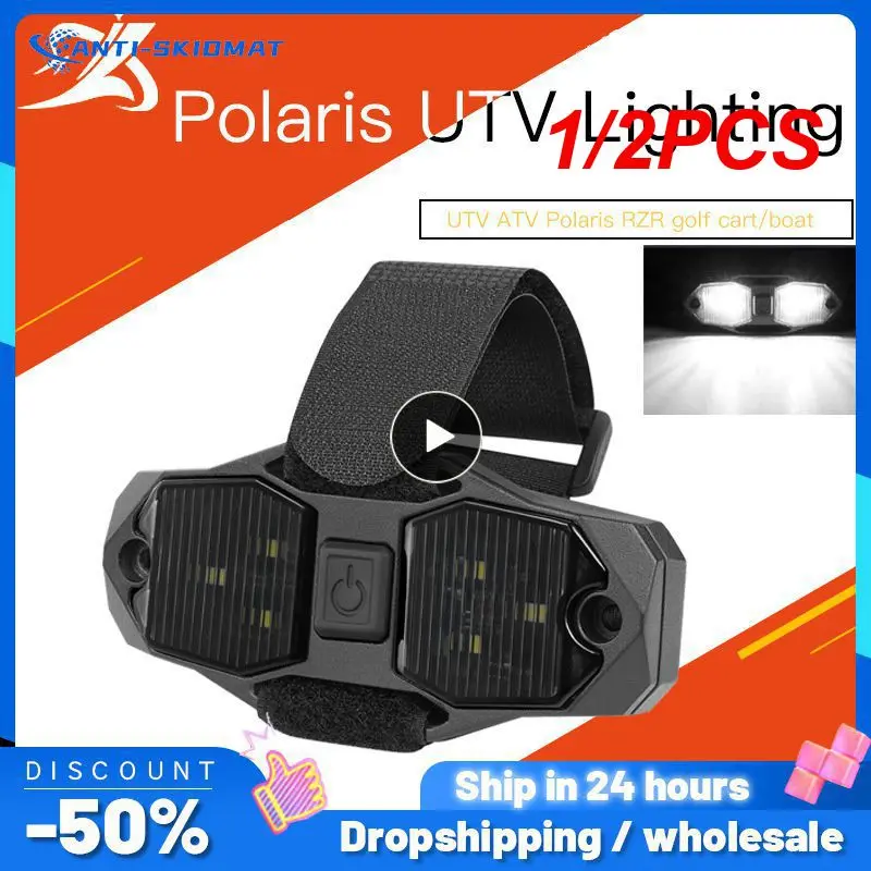 

1/2PCS Brand New Led Light Kit LED Dome Light Light For Polaris RZR UTV 4WD LED Dome Light Led Light Kit For Polaris RZR UTV 4WD