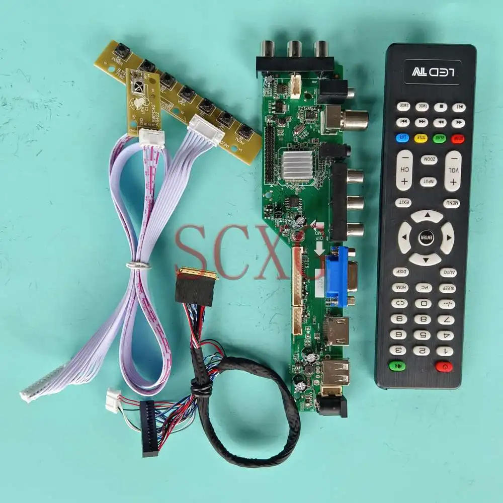 

For LTN121AT11-801 LCD Driver Control Board Kit 40 Pin LVDS Digital Signal DVB Monitor 12.1" 1280 800 VGA AV USB HDMI-Compatible