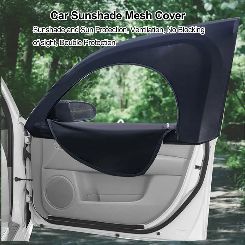 

2 шт., автомобильные солнцезащитные занавески на молнии