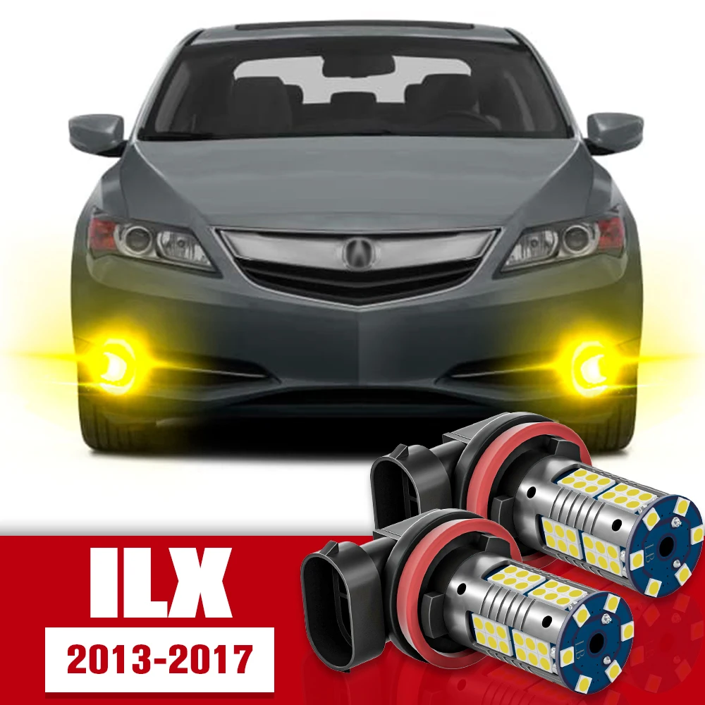 

2pcs Front Fog Light Accessories LED Bulb Lamp For Acura ILX 2013 2014 2015 2016 2017