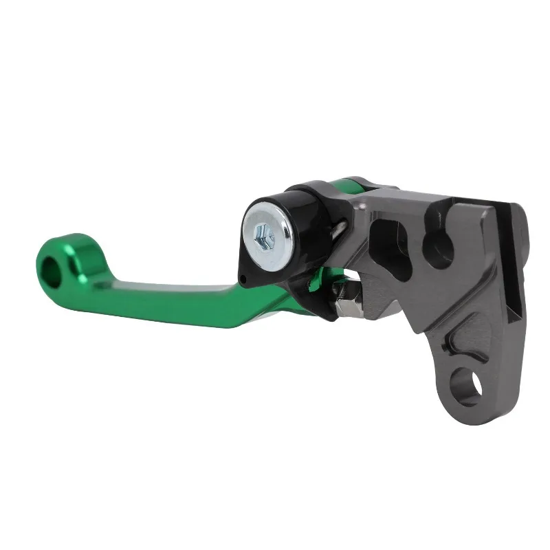 Фото Складные алюминиевые тормозные рычаги с ЧПУ для Kawasaki KLX110 KLX110L 2010-2023, ударопрочные тормозные ручки для мини-мотоциклов №2