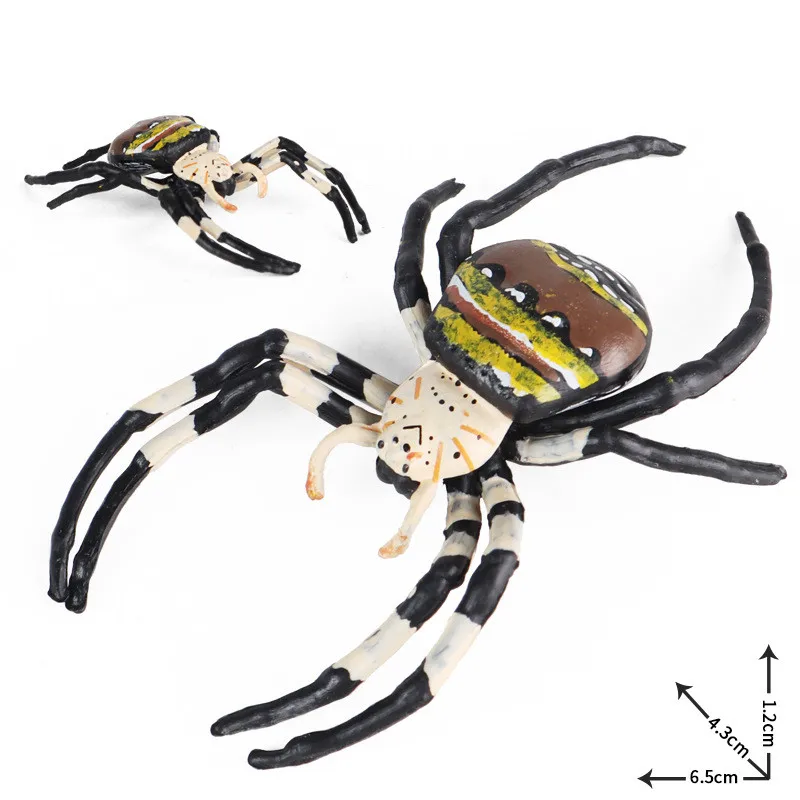 

Argiope Amoena Model Wild Animal Spider Figure Collector Scene Decoration Kids Gift Insect Toy Photography Props