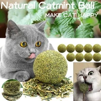 pet catnip toys edible catnip ball safety healthy cat mint cats home chasing game toy products clean teeth the stomach